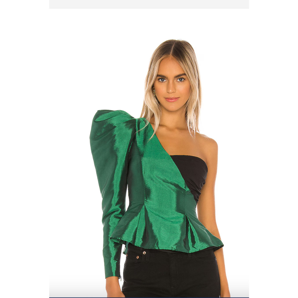 Janet Top - Green/Black